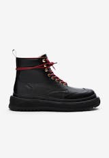 Slack Brogue U Black Grain